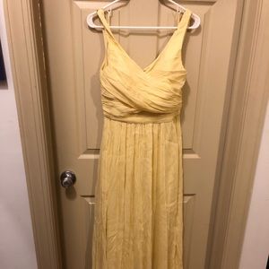 JCrew Yellow Bridesmaid Dress